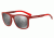 Armani Exchange AX4049SF Single Vision Prescription Sunglasses AX4049SF-81846G-57 - Lens Diameter 57 mm, Frame Color Matte Tango Red