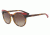 Armani Exchange AX4064SF Sunglasses 822413-55 - Havana Red Frame, Brown Gradient Lenses
