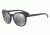 Armani Exchange AX4064SF Sunglasses 82256G-55 - Black/grey Havana Frame, Light Grey Mirror Black Lenses