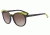 Armani Exchange AX4064SF Sunglasses 822613-55 - Violet Havana/lime Frame, Brown Gradient Lenses