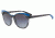 Armani Exchange AX4064SF Sunglasses 82278G-55 - Blue Havana/skidiver Frame, Grey Gradient Lenses