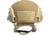 ArmorSource AS-200 NIJ IIIA Standard Ballistic Helmet, Medium, Coyote Brown, 200-RCM-R4P2-CB