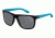 Arnette Firedrill Single Vision Prescription Sunglasses, Gloss Black/Fuzzy Inked Aqua Frame, Grey Lens-AN4143-27SV