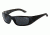 Arnette Quick Draw Single Vision Prescription Sunglasses, Gloss Black Frame, Grey Lens-AN4178-05SV