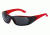 Arnette Quick Draw Single Vision Prescription Sunglasses, Matte Red/Black Fade Frame, Grey Lens-AN4178-02SV