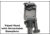 Ashbury Precision Ordnance TACT3-GP, General Purpose Compact Tactical Tripod w/Detachable Base Plate, Tactical Gray 600-41V-0004-00