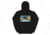 Atoll Board Co Atoll Boards Hand Drawn Tahoe Sunset Logo Pullover Hoodie - Black, S - Black,S, 627AC5A5A8EF6Black-S