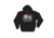 Atoll Board Co Atoll Rider And Shark Unisex Pullover Hoodie - Black, 2XL - Black,2XL, SQ7166341