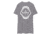 Atoll Board Co Mens Heavyweight Tee With Atoll Shark Fossil Graphic - Carbon Grey, M - Carbon Grey,M, 6487450E4BE07Carbon-Grey-M