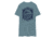 Atoll Board Co Mens Heavyweight tee with Blue Atoll Wave Graphic - Agave, XL - Agave,XL, 6463948B38FC3Agave-XL