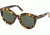 Balenciaga BA0133 Sunglasses - Coloured Havana Frame Color, Green Lens Color