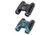 Barska 10x25mm Waterproof Compact Binocular, Black, Blue