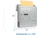 Barska Contemporary Wall Mount Mailbox. 10in Width, Gray, Medium, CB13698