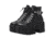 Battling Blades Chunky Gothic Black Winter Lace Up - Boots - Womens, Black, 7532166250668