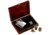 Beretta Set Of 6 Oz Flsk, 3 Glasses In A Wood Box 0G4900010085