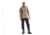 Beretta TKAD Flex Shirt - Mens, Short Sleeve, Stone, 3XL, LU951T23340707XXXL