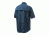 Beretta TM Shooting Shirt S/S, Blue, Small, LU16207561053DS