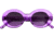 Bertha Margot Handmade in Italy Sunglass - Womens, Purple, One Size, BRSIT102-2