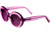 Bertha Margot Handmade in Italy Sunglass - Womens, Purple, One Size, BRSIT102-2