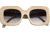 Bertha Talitha Handmade in Italy Sunglass - Womens, White, One Size, BRSIT103-3