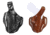 Bianchi 77 Piranha Holsters for S&amp;W M&amp;P .45 (4.5 or 4.0 inches), sizes 45 and 45A, Black, Tan
