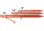 Big Agnes Dirt Dagger UL Tent Stakes, Pack of 30, 6in, Orange, ADD6BULK3021