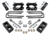 Bison Offroad Toyota Tacoma TRD / SR5 / Rock Warrior 2WD/4WD 2005-2020 Lift Kit, 32.5in Max Tire Size, Black, 3F/ 2R, TK-1501-32.5