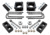 Bison Offroad Toyota Tundra TRD / SR5 / Rock Warrior 2WD/4WD 2007-2020 Lift Kit, 35in Max Tire Size, Black, 3F/ 2R, TK-2502-35