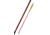 Black Eagle Arrows Outlaw Feather Fletched Arrows - .005in 6 Pack - 500, Black, Yellow, Red, 500 Spine Outl-Feather-Fletch-0004