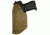 Black Rhino Concealment IWB Holster System, S&amp;W M&amp;P 22 Compact, Right Handed Shooter, Cant 10 Degrees, Carbon Fiber Coyote Brown,, 191204359824
