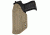 Black Rhino Concealment Concealed Carry IWB Holster System / Glock, Model Glock 20/21, Left Handed Shooter, Cant 0 Degrees, Desert Tan, 191204379662