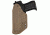 Black Rhino Concealment Concealed Carry IWB Holster System / Glock, Model Glock 20/21, Left Handed Shooter, Cant 0 Degrees, Flat Dark Earth, 191204379686