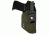 Black Rhino Concealment Concealed Carry IWB Holster System / Glock, Model Glock 20/21, Left Handed Shooter, Cant 0 Degrees, Olive Drab, 191204379785