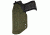 Black Rhino Concealment Concealed Carry IWB Holster System / Glock, Model Glock 20/21, Left Handed Shooter, Cant 0 Degrees, Olive Drab, 191204379785