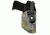 Black Rhino Concealment Concealed Carry IWB Holster System / Glock, Model Glock 20/21, Left Handed Shooter, Cant 0 Degrees, Kryptek Altitude, 191204379693