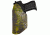 Black Rhino Concealment Concealed Carry IWB Holster System / Glock, Model Glock 20/21, Left Handed Shooter, Cant 0 Degrees, Kryptek Mandrake, 191204379716