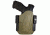 Black Rhino Concealment Tactical Carrier OWB Holster System w/ Light Holster - Springfield Armory, Model Springfield Armory XD .45 5in, LHded Shooter, Cant 0 Degrees, Carbon Fiber FDE, 191204831955