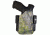 Black Rhino Concealment Tactical Carrier OWB Holster System w/ Light Holster - Springfield Armory, Model Springfield Armory XD .45 5in, LHded Shooter, Cant 0 Degrees, Kryptek Altitude, 191204832020