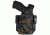 Black Rhino Concealment Tactical Carry Holster System w/ Light Holster - Glock, Model Glock 29/30 Gen 4, Left Handed Shooter, Cant 10 Degrees, Hex Cam, 191204341485