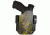 Black Rhino Concealment Tactical Carrier OWB Holster System w/ Light Holster - Springfield Armory, Model Springfield Armory XD .45 5in, LHded Shooter, Cant 0 Degrees, Kryptek Mandrake, 191204832044