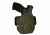 Black Rhino Concealment Tactical Carrier OWB Holster System w/ Light Holster - Springfield Armory, Model Springfield Armory XD .45 5in, Left Handed Shooter, Cant 0 Degrees, Olive Drab, 191204832112