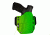 Black Rhino Concealment Tactical Carry Holster System w/ Light Holster - Sphinx, Model Sphinx SDP Compact, Right Handed Shooter, Cant 15 Degrees, Zombie Green, 191204827583