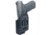 Black Scorpion Outdoor Gear Glock 17, 19, 22, 44, 45 Pro IDPA Competition Holster, Left Hand, Carbon Fiber, HC03-IDPA-GL17CFLH