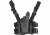 Blackhawk SERPA Tactical Level 3 Thigh Holster, Black, Right Hand, 1911 Govt &amp; Clones, 430603BK-R