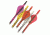 Bohning Blazer Arrow Wrap, Orange Tiger 4 in. 13 pk. 501001OT
