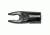 Bohning Blazer Pin Nock, Black Standard 12 pk. 10071BK