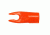 Bohning Blazer Pin Nock, Neon Orange 12 pk. 10071NO