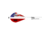 Bohning Blazer QuikFletch American Flag, White, Pack of 6, 101001AF