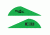 Bohning Blazer Vanes, Neon Green 1000 pk. 10833NG2