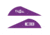 Bohning Blazer Vanes, Purple 100 pk. 10832PU2